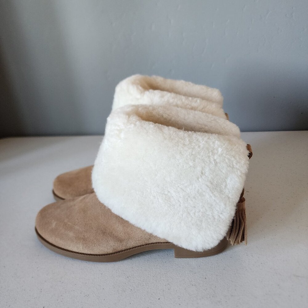 Larroude Suede Bootie "NEW" - Picture 5 of 16